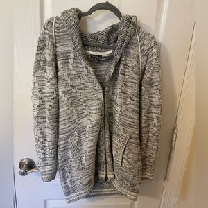 Eddie Bauer Zip Up Hooded Sweater